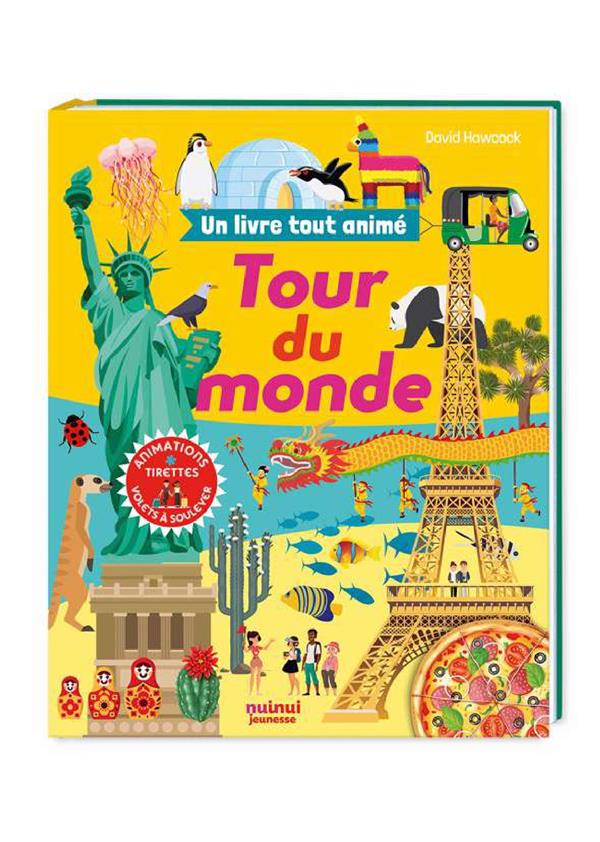 Un livre tout animé ; tour du monde - flash vidéo