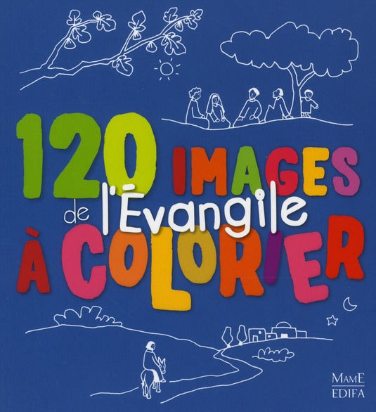 120 images de l'évangile à colorier