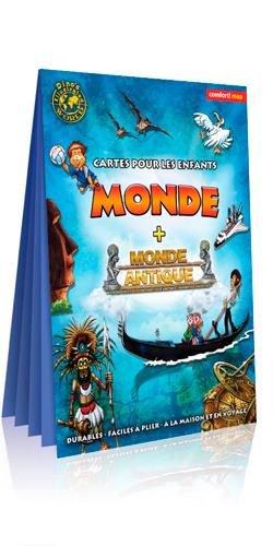 Carte XXL monde pour enfants - flash vidéo