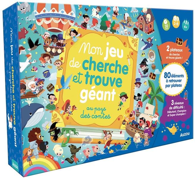 Mon jeu de cherche et trouve géant au pays des contes - flash vidéo