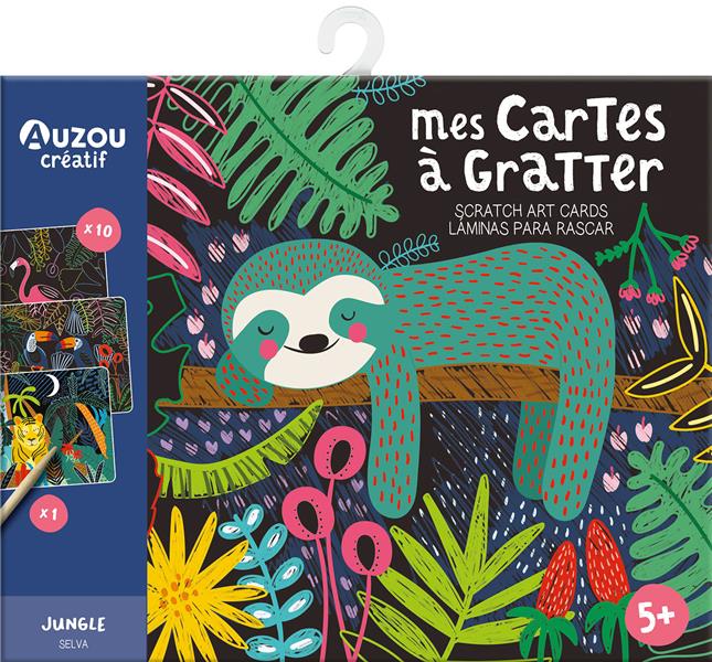 Mes cartes à gratter : jungle - flash vidéo