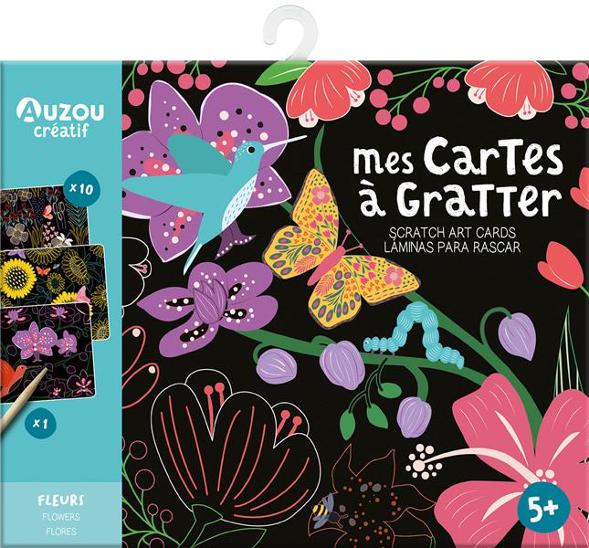 Mes cartes à gratter : fleurs - flash vidéo