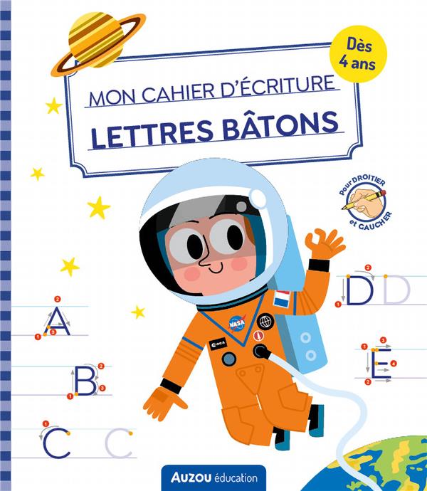 Mon cahier d'écriture : lettres bâtons ; espace - flash vidéo
