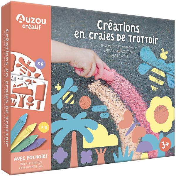 Créations en craies de trottoir - flash vidéo