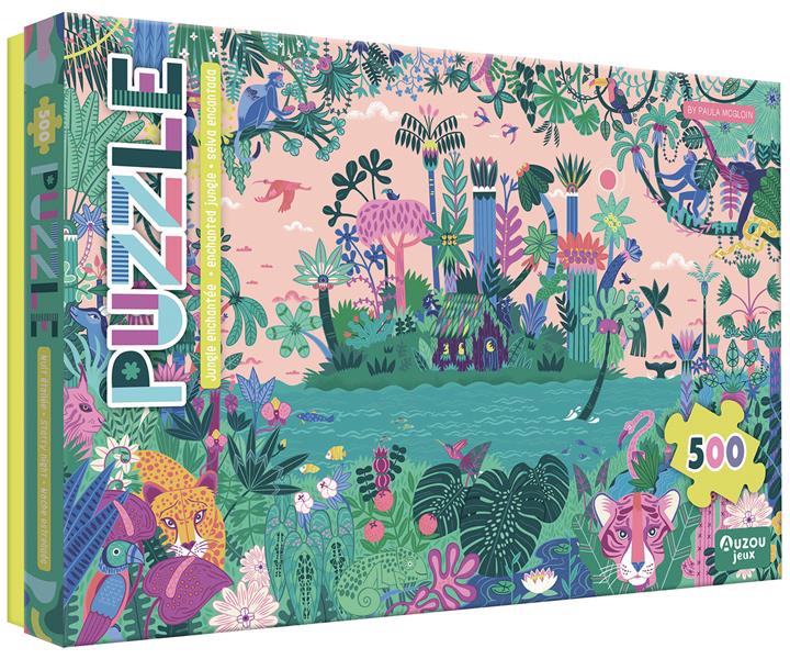 Puzzle : jungle enchantée - flash vidéo