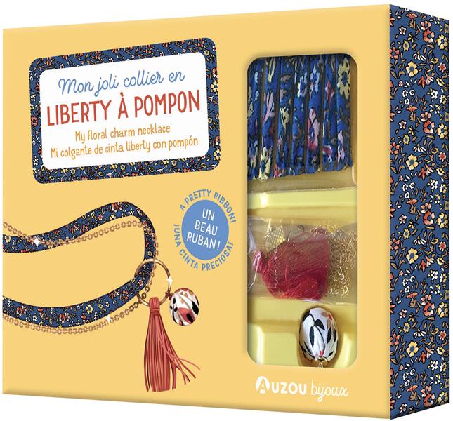 Mon joli collier en liberty à pompon - flash vidéo
