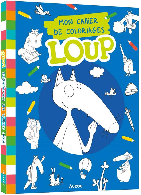 Cahier de coloriage Loup - flash vidéo