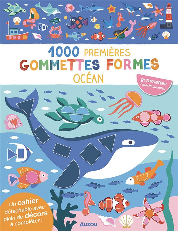 1000 premières gommettes formes : océan