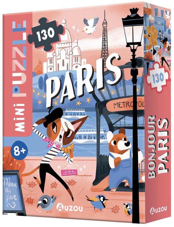 Mini puzzle : bonjour Paris - flash vidéo