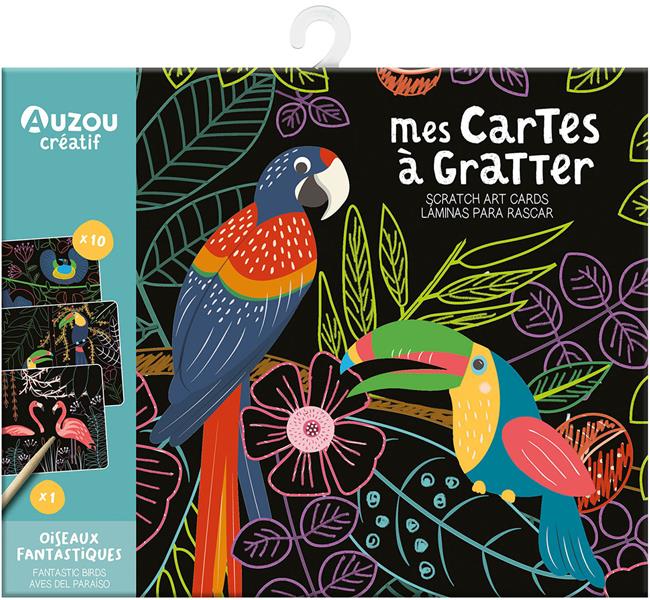 Mes cartes à gratter : Oiseaux fantastiques - flash vidéo