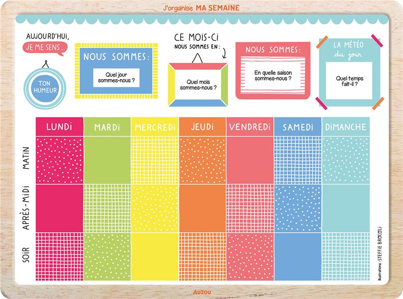 Mon tableau aimanté : j'organise ma semaine - flash vidéo