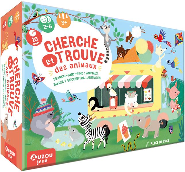 P'tits jeux : cherche et trouve : les animaux du monde - flash vidéo