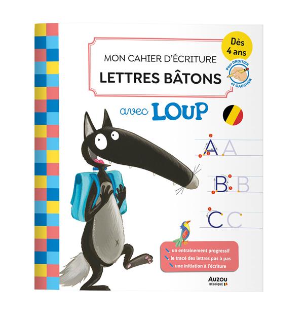 Mon cahier d'écriture lettres bâtons avec Loup - flash vidéo