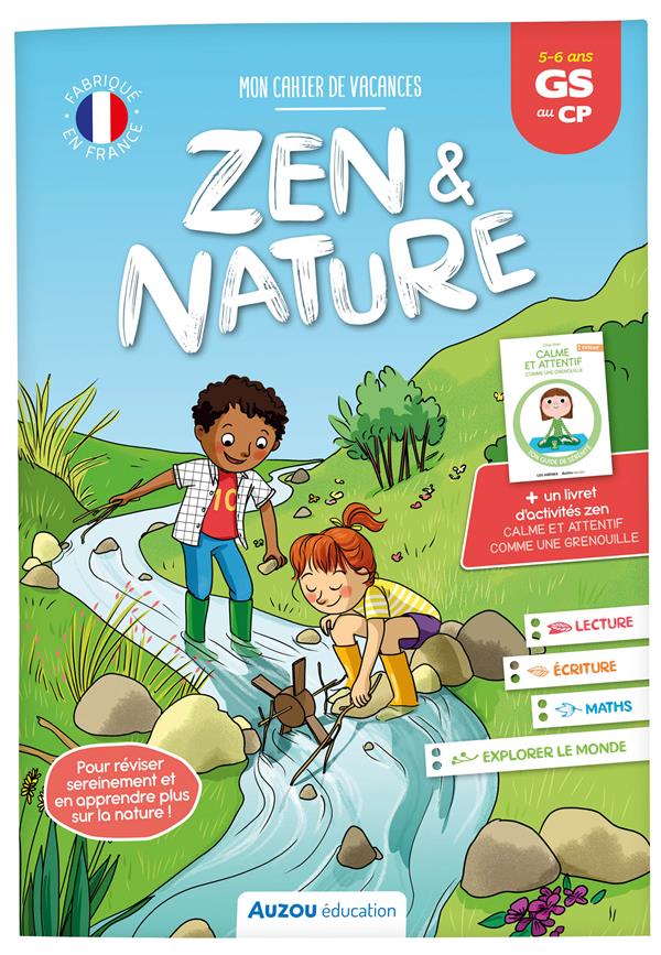 Mon cahier de vacances zen et nature ; de la GS au CP - flash vidéo