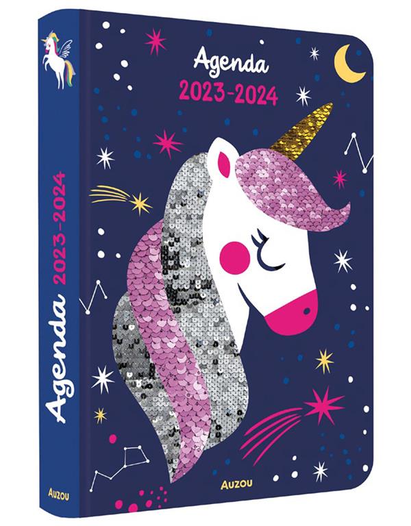 Agenda licorne et sequins - flash vidéo