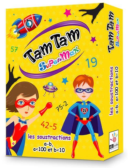 Tam Tam supermax ; les soustractions ; a-b, a<100 et b<10 - flash vidéo