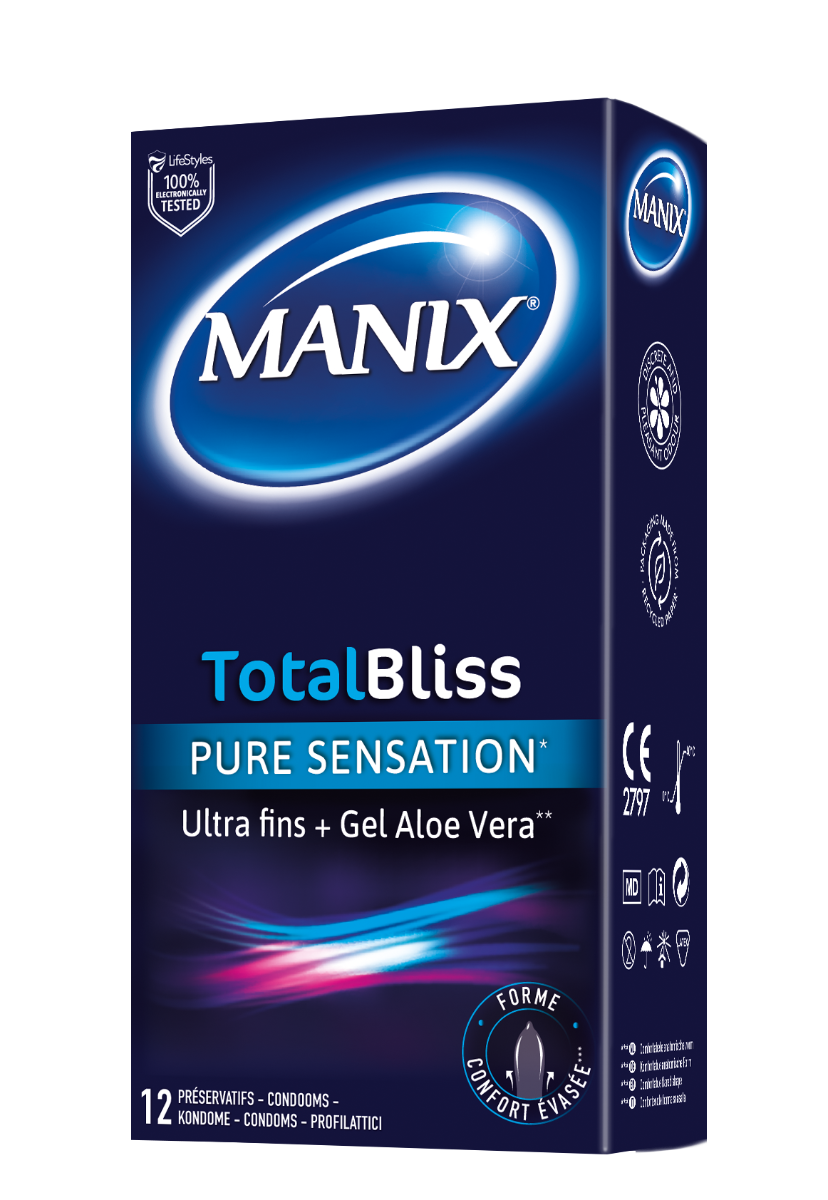 Préservatifs Manix Total bliss x12 [Dorcel Bien-être]