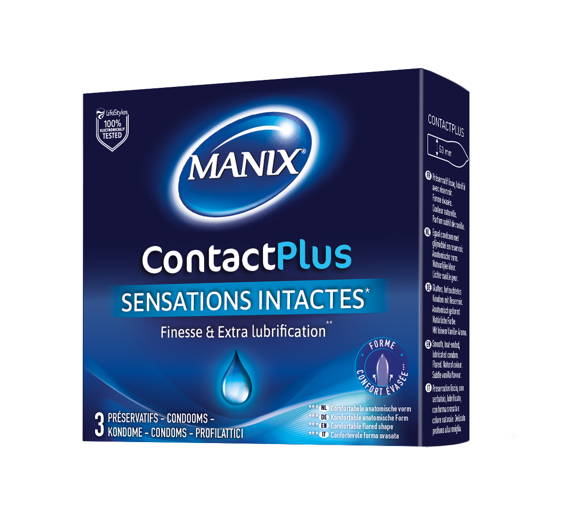 Marc Dorcel - Préservatifs Manix Contact Plus x3 [Bien être et santé]