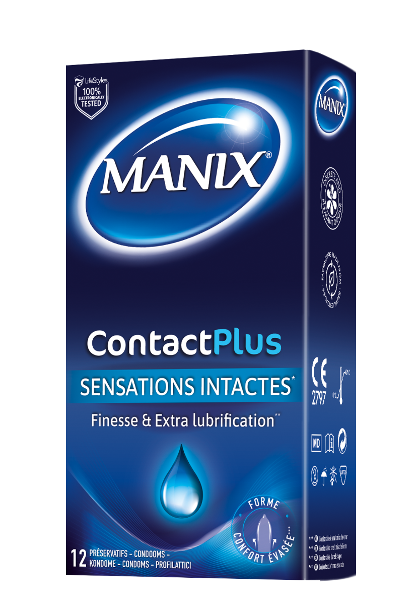 Marc Dorcel - Préservatifs Manix Contact Plus x12 [Bien être]