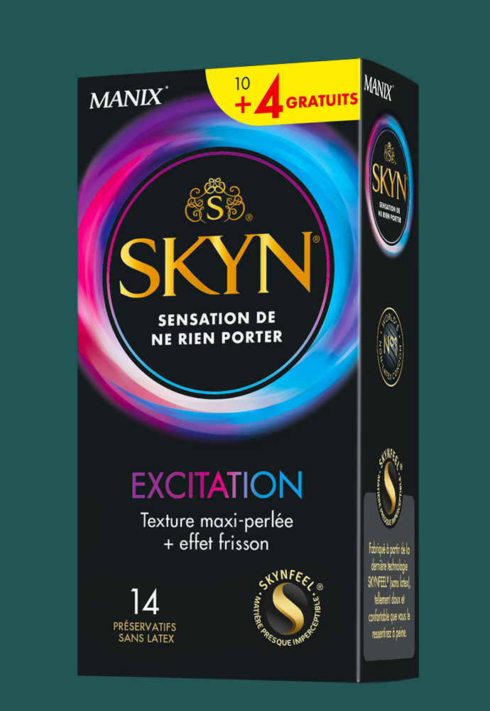 Dorcel - Préservatifs Skyn Excitation Par 10+4 [Bien-être] - flash vidéo