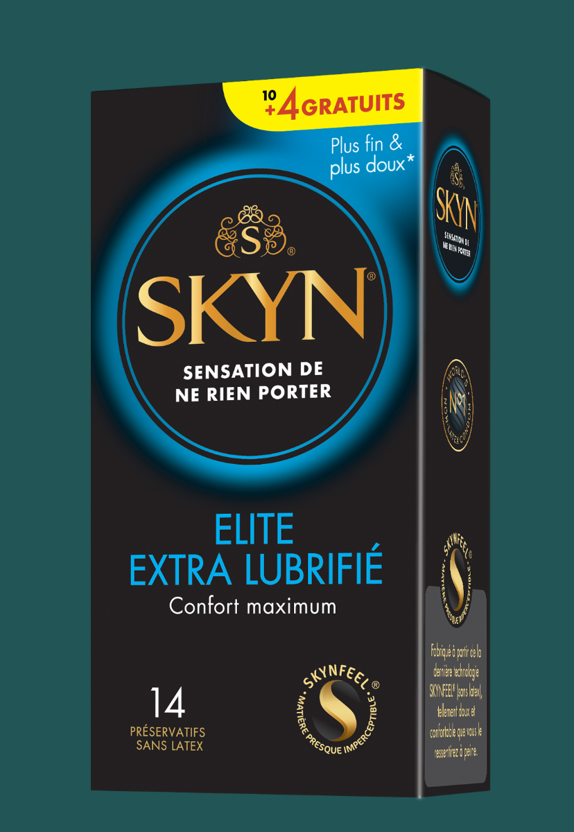 Préservatifs Skyn Elite Extra Lubrifié 10+4 [Bien-être] - flash vidéo
