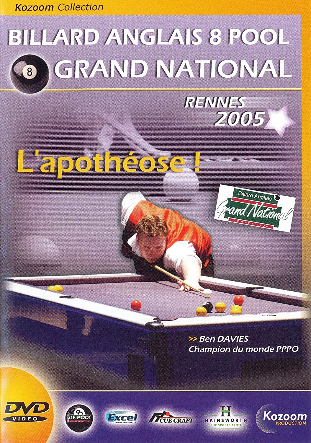 Billard Anglais 8 Pool Grand National [DVD] - flash vidéo