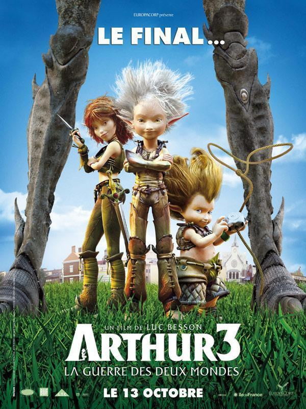 Arthur 3 : La Guerre Des Deux Mondes [DVD à la location] - flash vidéo