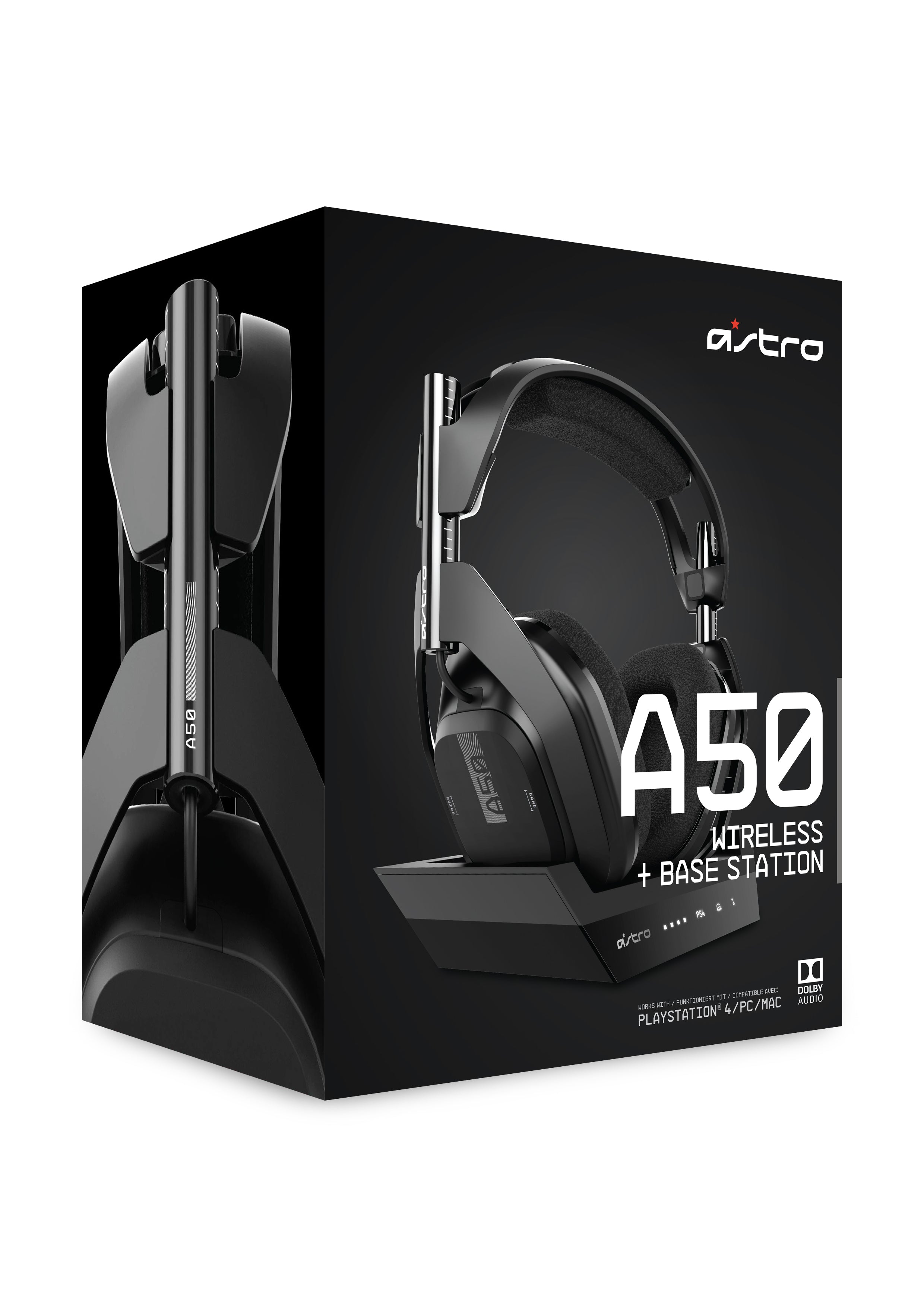 Astro Casque de jeu sans fil A50 avec Station d'Accueil pour PS5, PS4, PC et Mac