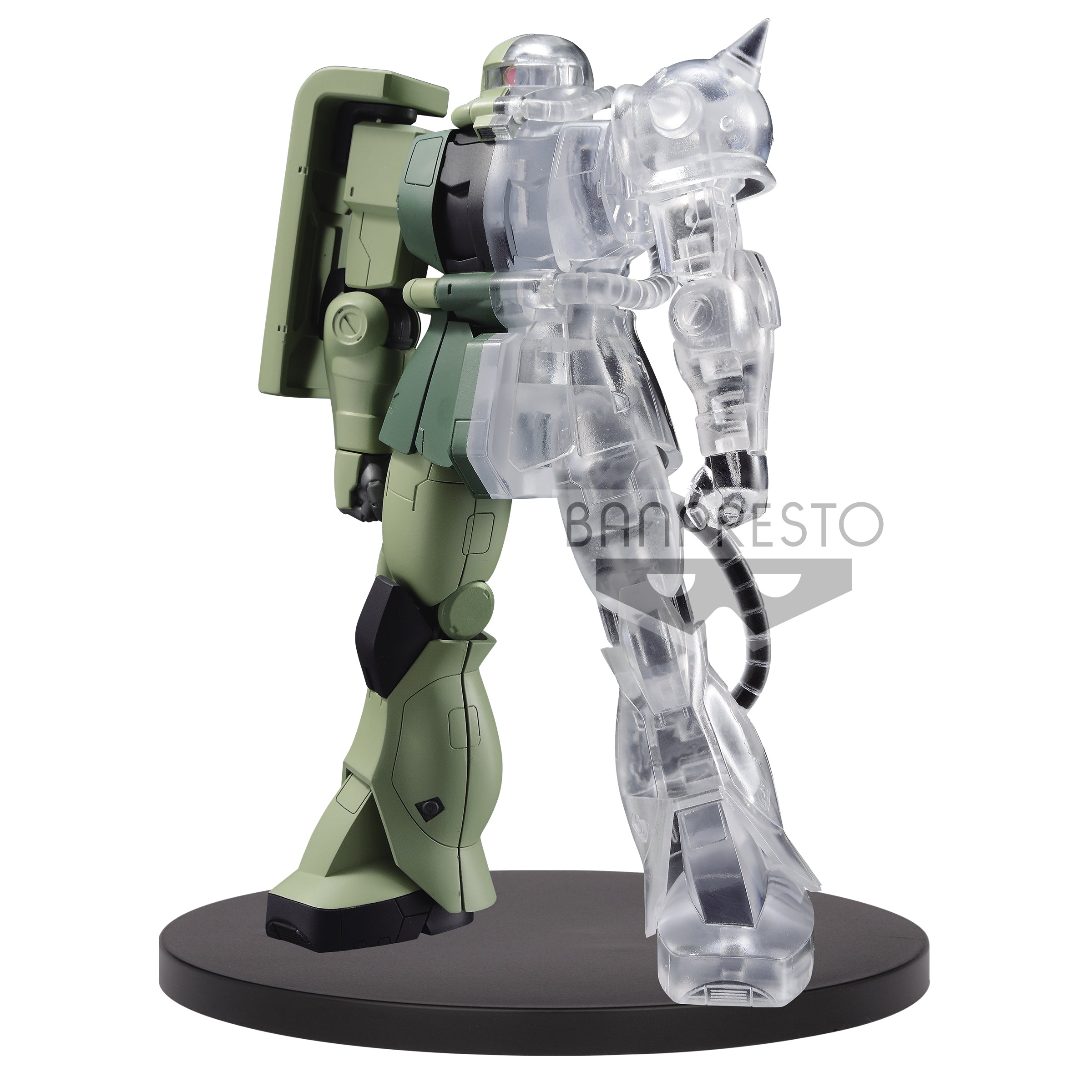 Mobile Suit Gundam Internal Structure MS-06F Zaku II Figure 14cm - flash vidéo