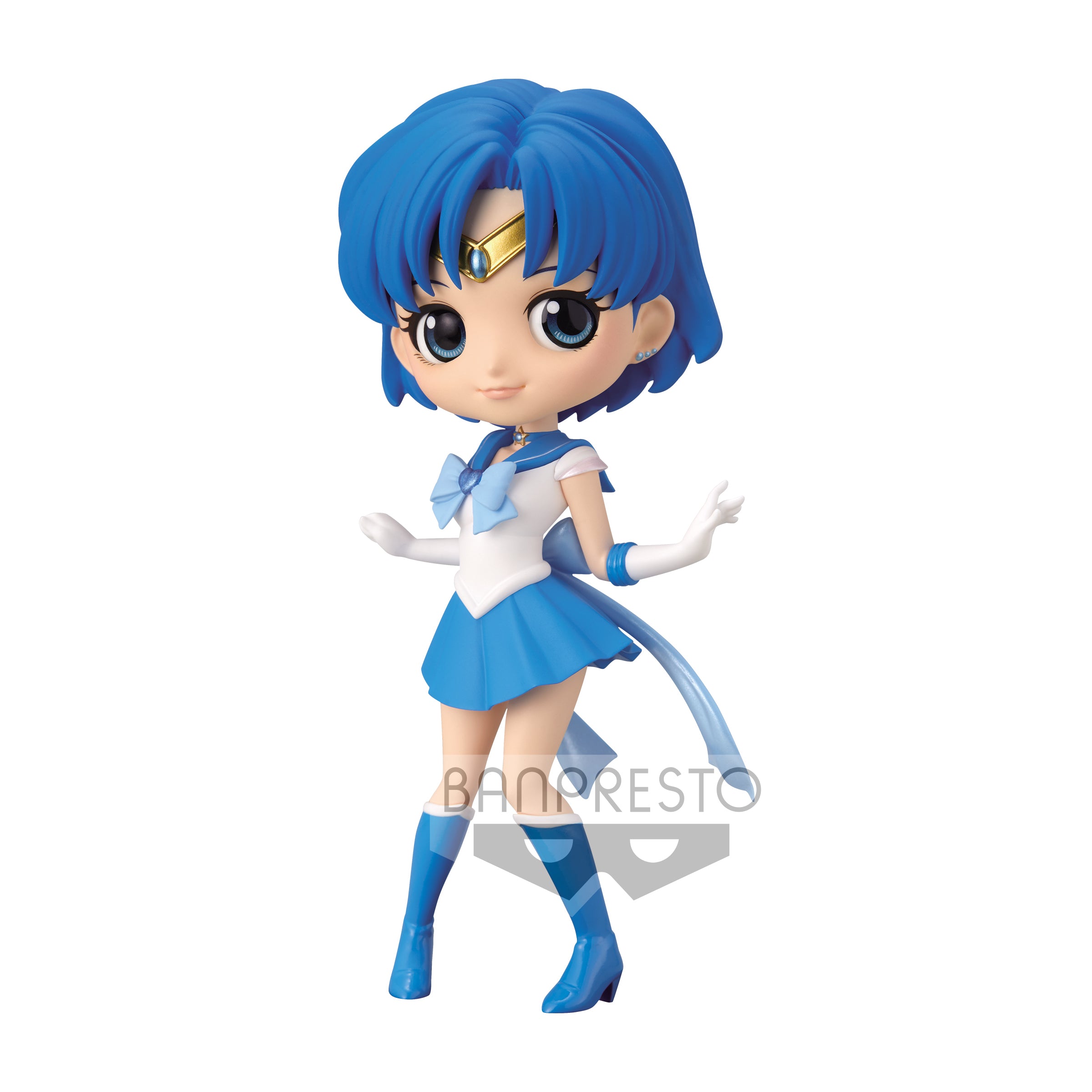 Pretty Guardian Sailor Moon Eternal the Movie - Q Posket Super Sailor Mercury ver.A Figure 14cm - flash vidéo