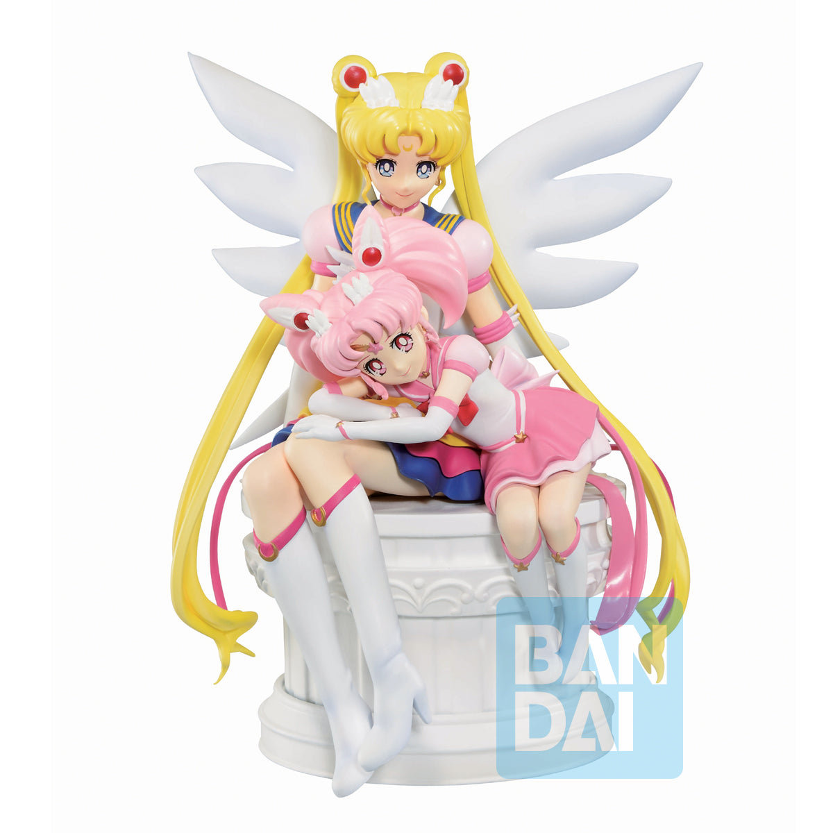Sailor Moon Eternal Ichibansho - Eternal Sailor Guardians - Eternal Sailor Moon & Eternal Sailor Chibi Moon Figure 14cm - flash vidéo