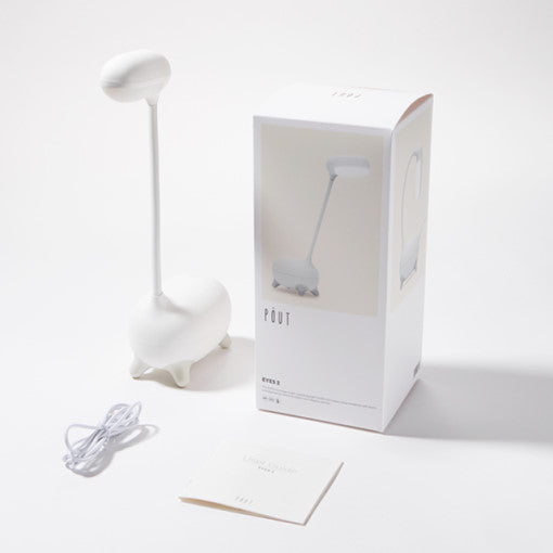 POUT - EYES2 "Lampe de table portable LED Girafe" Blanc - flash vidéo