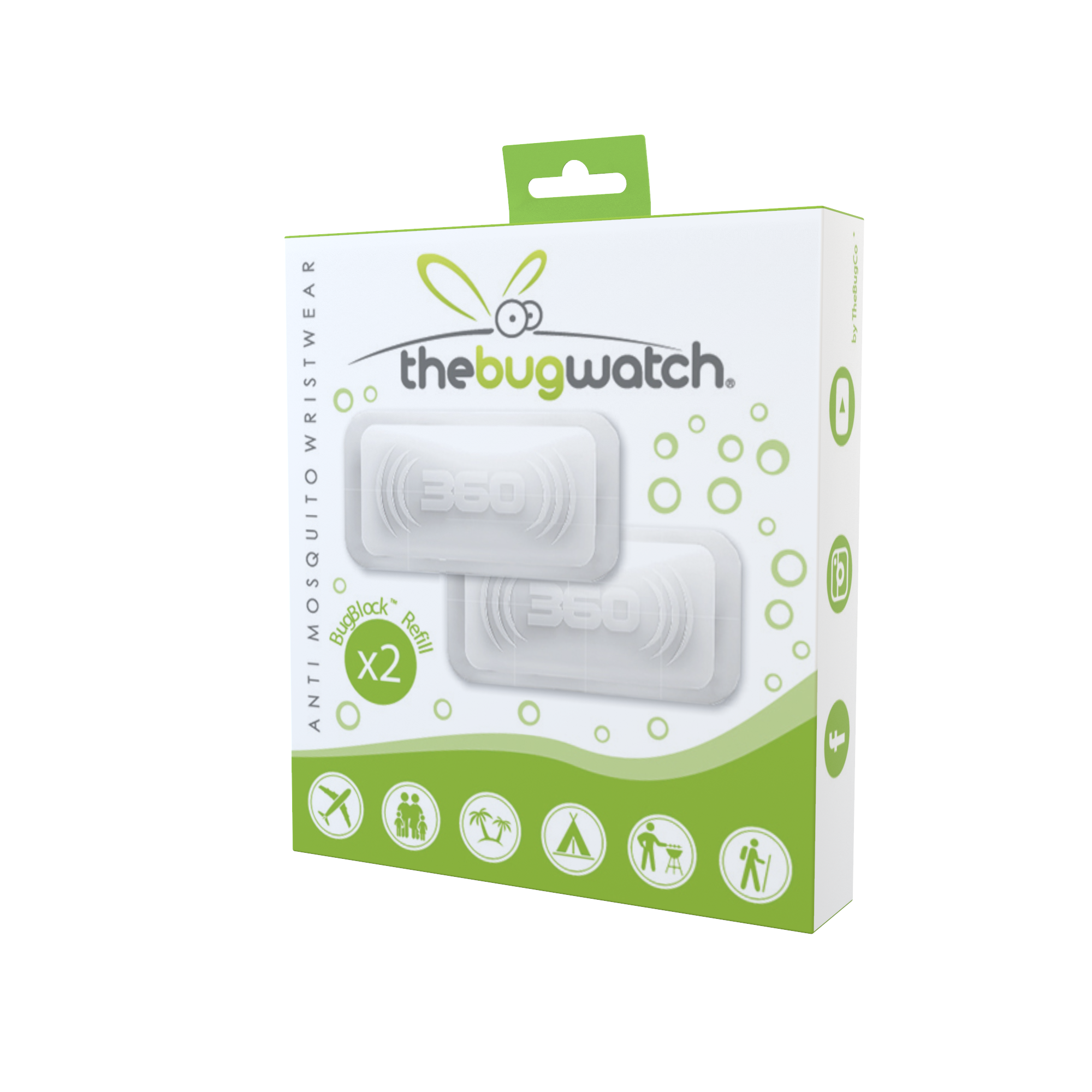 TheBugWatch BugBlock Refill Pack 2p. - flash vidéo