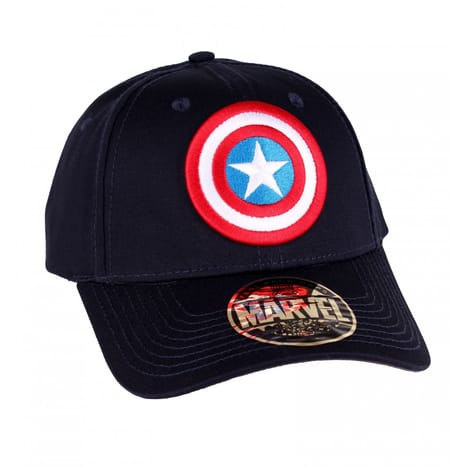 Marvel - Casquette Captain America Noir - flash vidéo