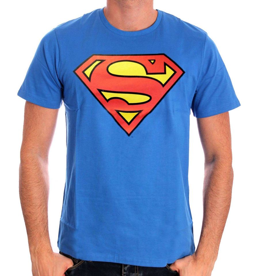 DC Comics - Superman Classic Logo Blue T-Shirt