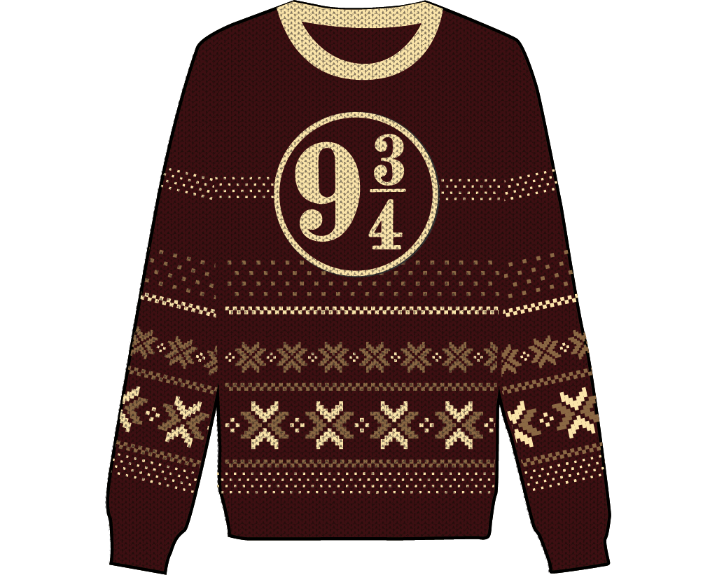 Harry Potter - Pull de Noël 9 3/4 S - flash vidéo