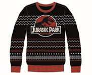 Jurassic Park - Ugly Jurassic Logo Christmas Sweater S