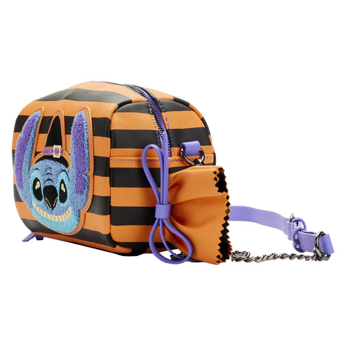 Loungefly: Disney Lilo & Stitch - Striped Halloween Candy Wrapper Cross Body Bag - flash vidéo