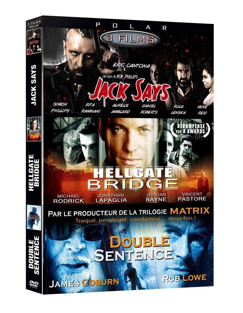 Coffret Polar : Jack Says, Hellgate Bridge, Double Sentence - flash vidéo