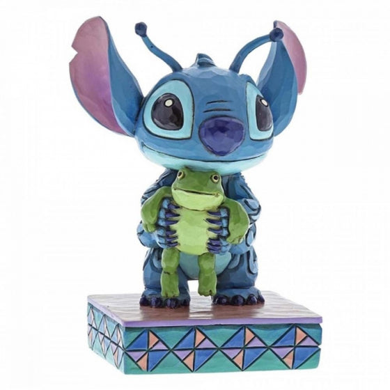Enesco - Disney Strange Life-Forms (Stitch With Frog Figurine)