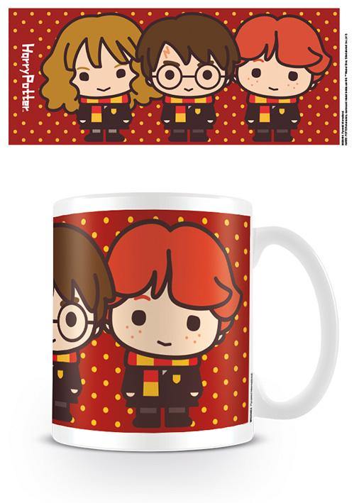 Harry Potter - Harry Ron Hermione Chibi Coffee Mug 315ml - flash vidéo