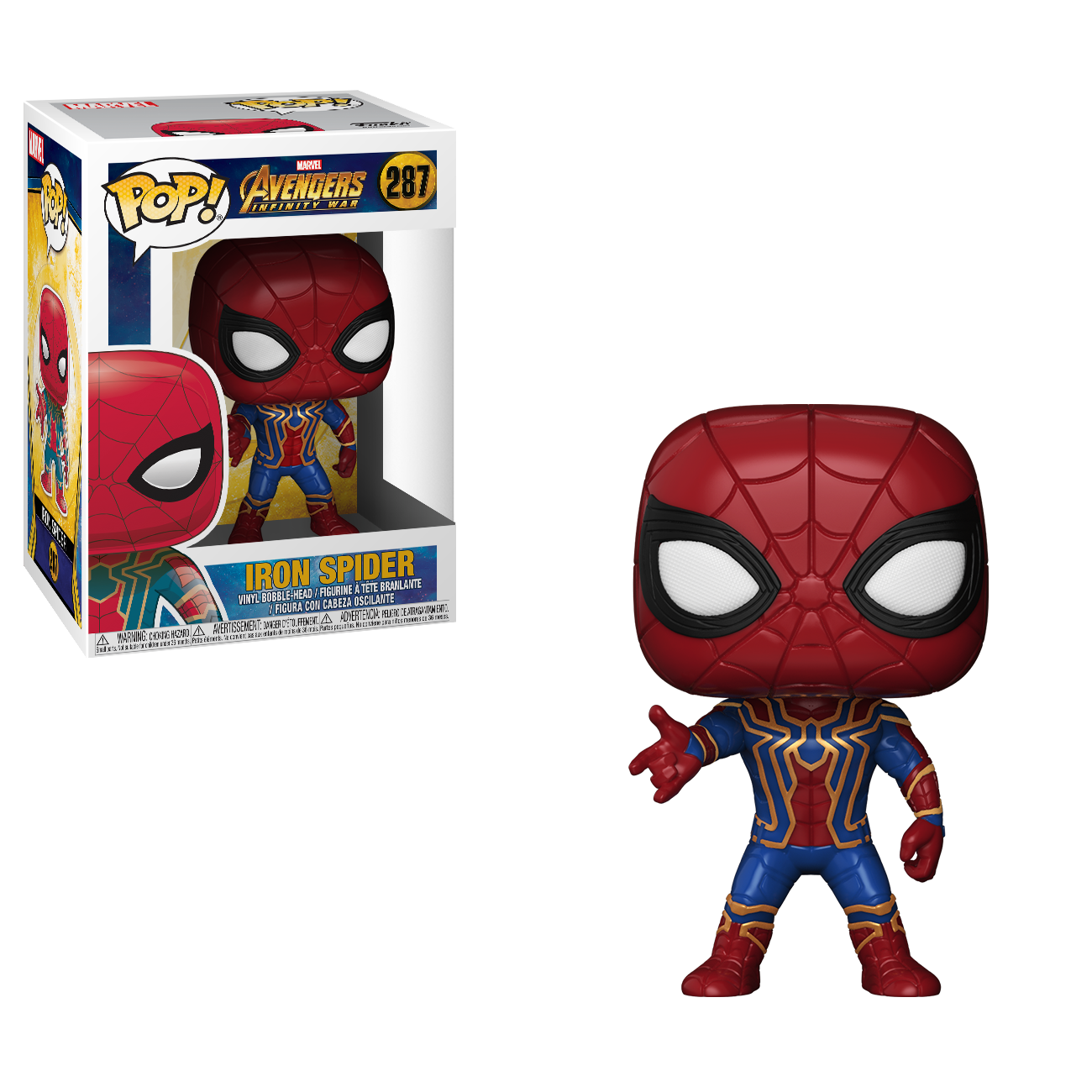 Funko Pop! Marvel Avengers Infinity War Iron Spider - flash vidéo