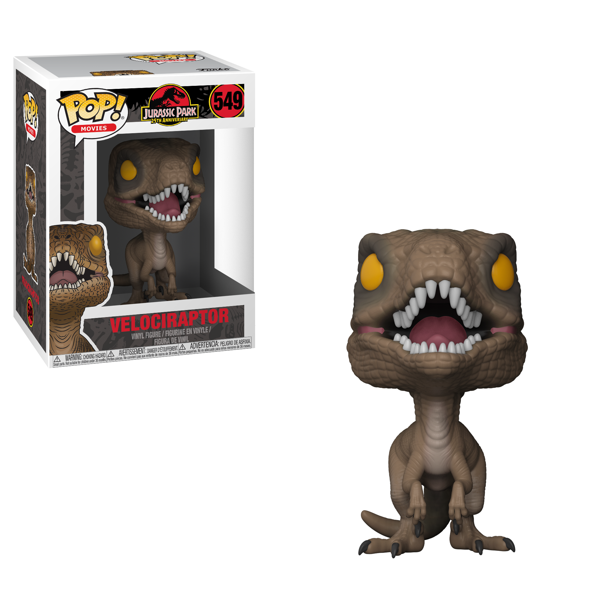 Funko Pop! Movies Jurassic Park Velociraptor - flash vidéo