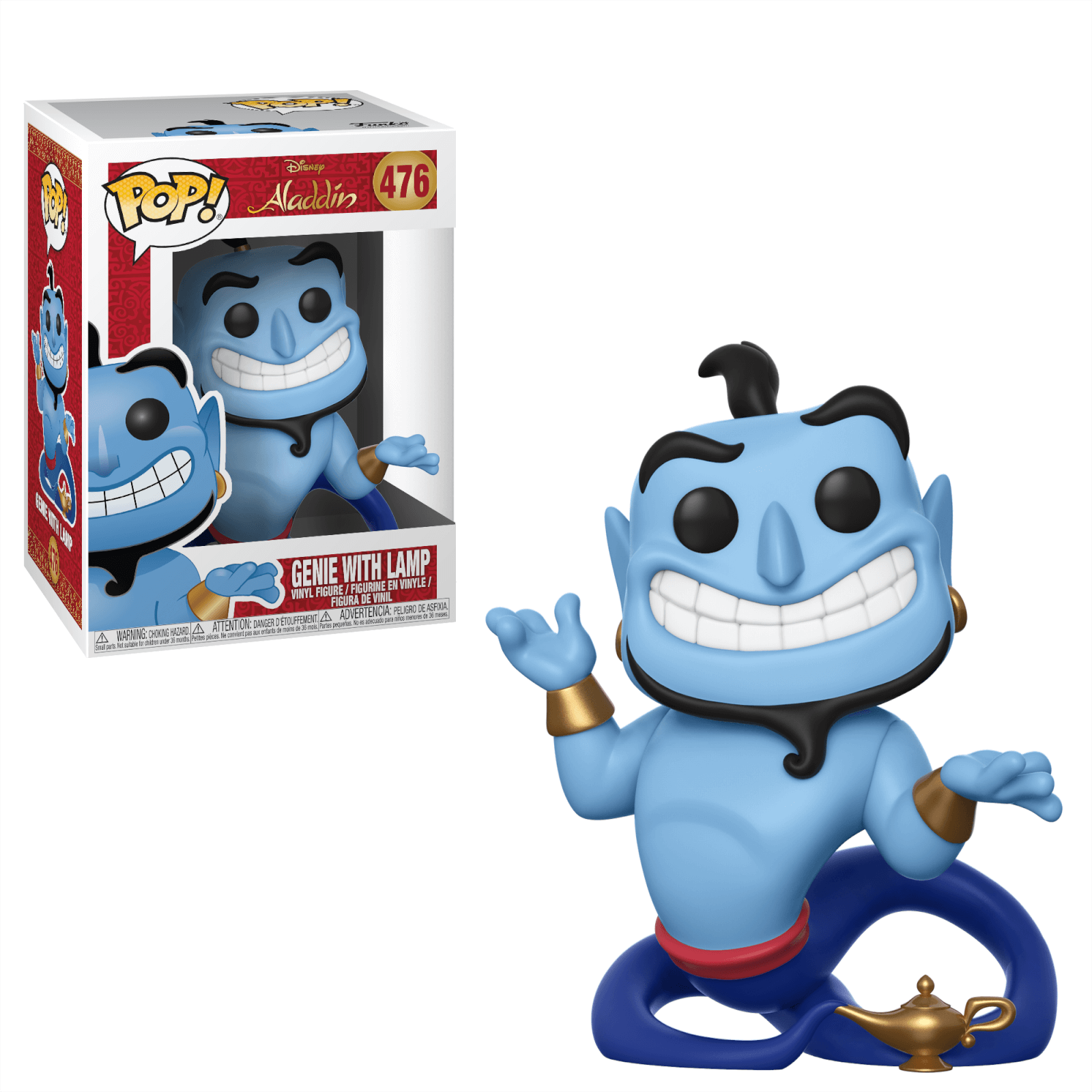 Funko Pop! Disney: Aladdin - Genie with lamp - flash vidéo