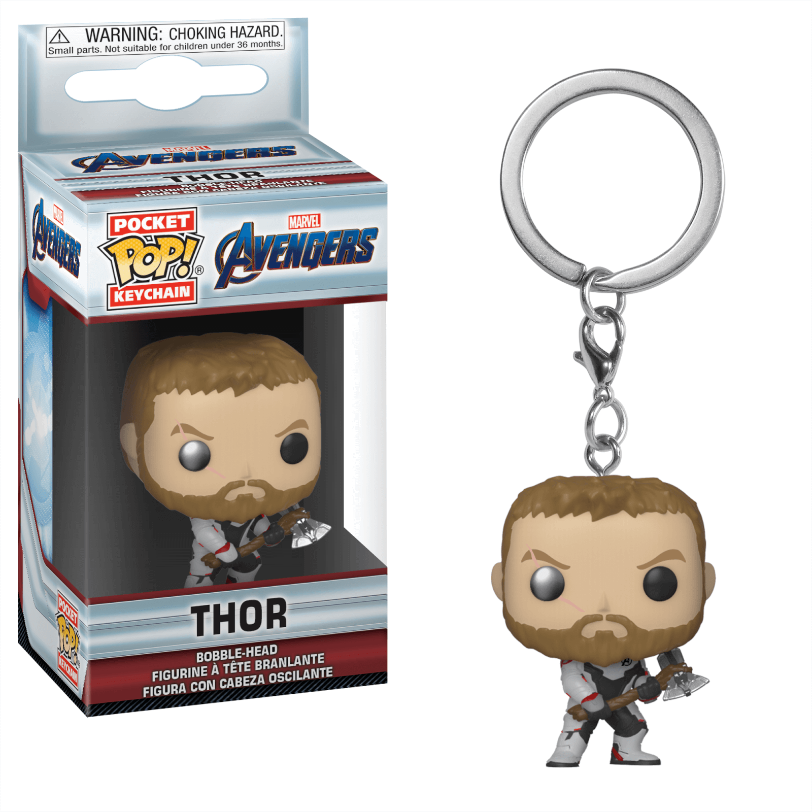 Funko Pocket Pop! Keychain Avengers Endgame Thor ENG Merchandising - flash vidéo