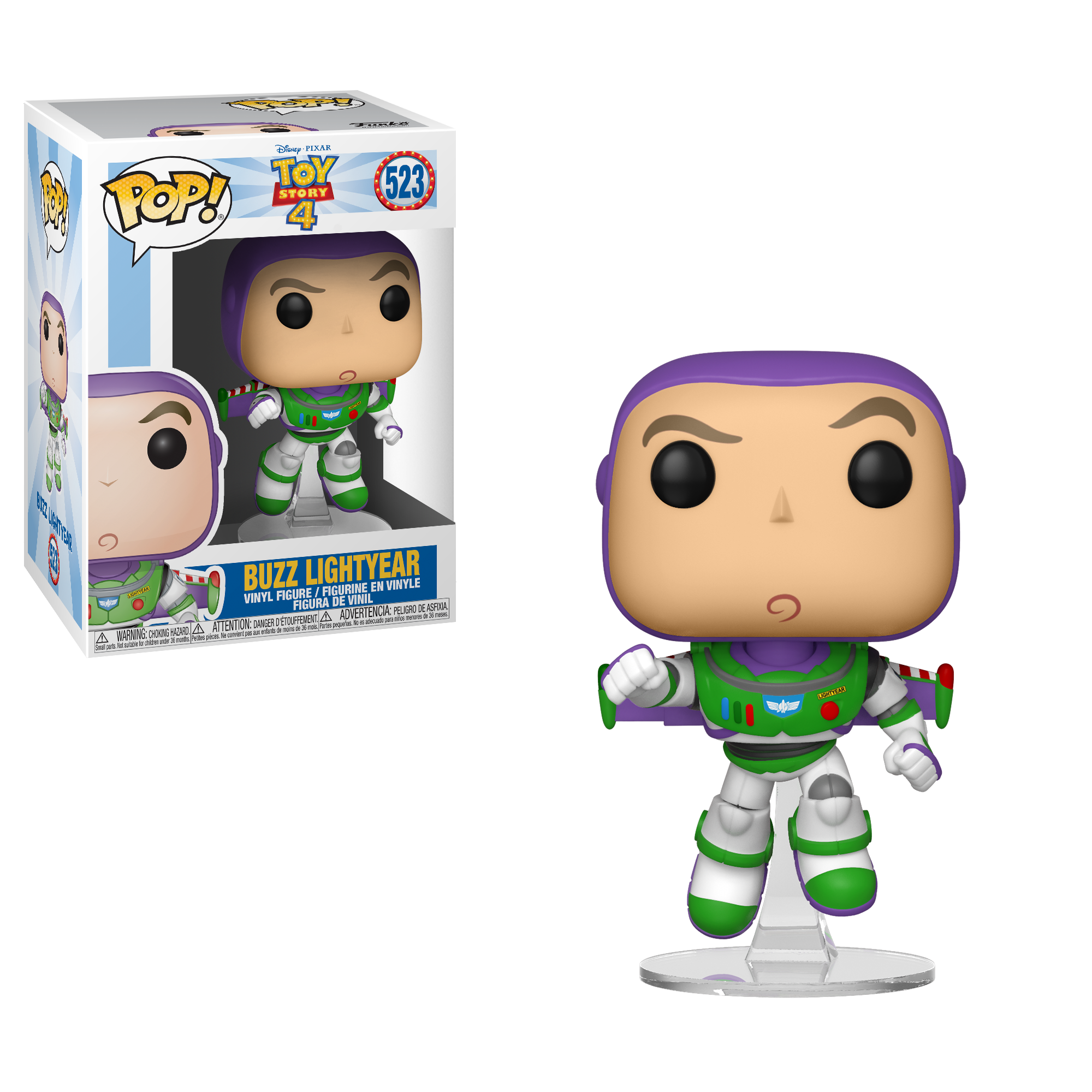 Funko Pop! Disney Toy Story 4 Buzz Lightyear ENG Merchandising - flash vidéo