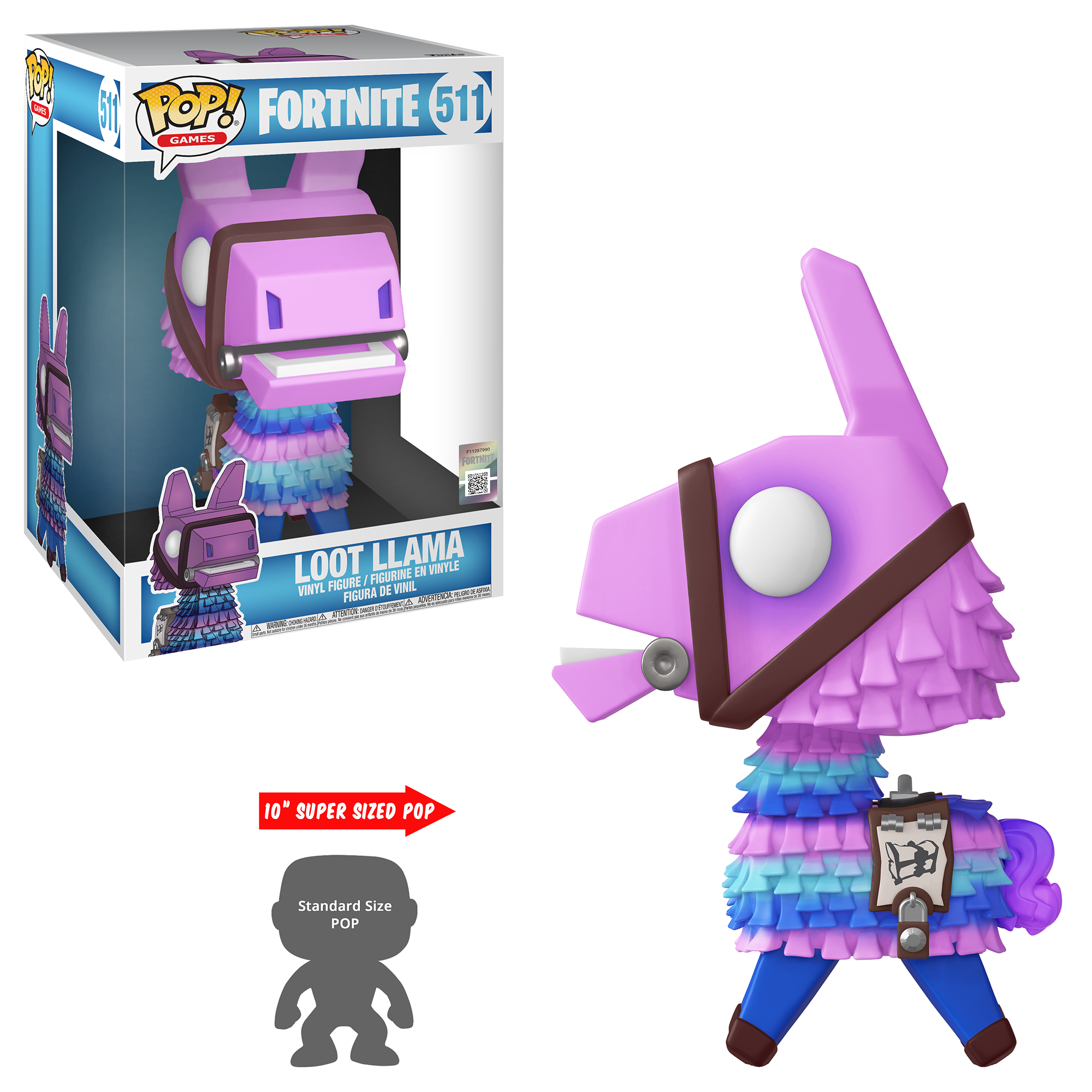 Funko Pop! Games Fortnite S3 Loot Llama 10" - flash vidéo