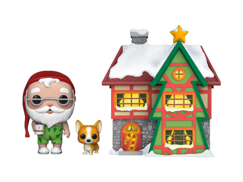 Funko Pop! Town Holiday Santa House with Santa and Nutmeg - flash vidéo