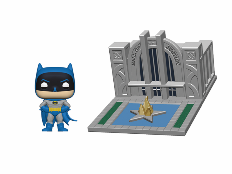 Funko Pop! Town Batman 80th Anniversary Hall of Justice with Batman ENG Merchandising