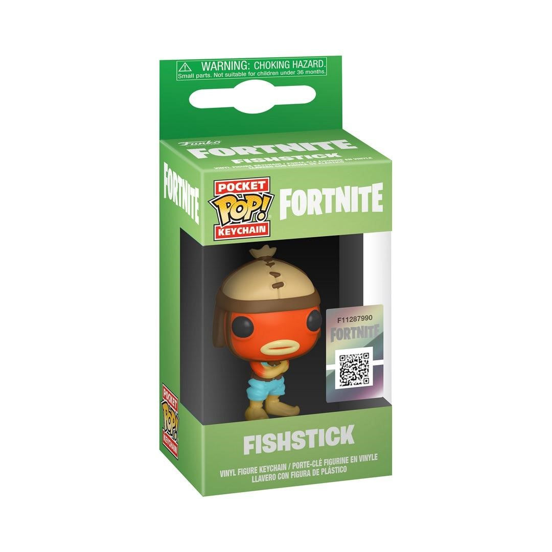 Funko Pocket Pop! Keychain Fortnite S4 Fishstick - flash vidéo